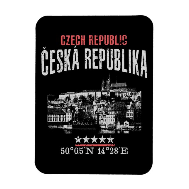 Czech Republic Magnet (Vertical)
