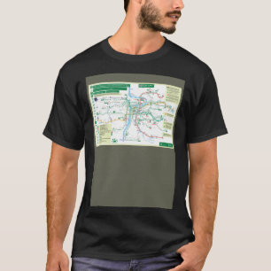 Czech Republic Prague Praha Metro Map HD T-Shirt