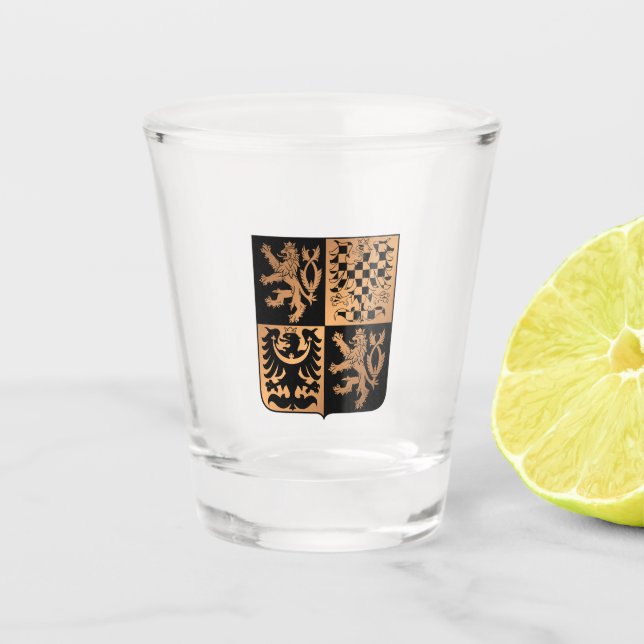 Czech Republic Shot Glass (Front)