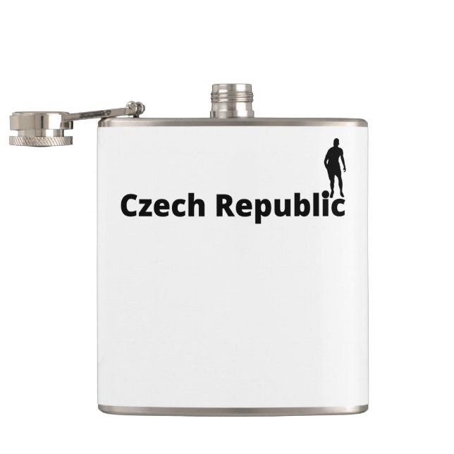 Czech Republic soccer  Hip Flask (Opened)