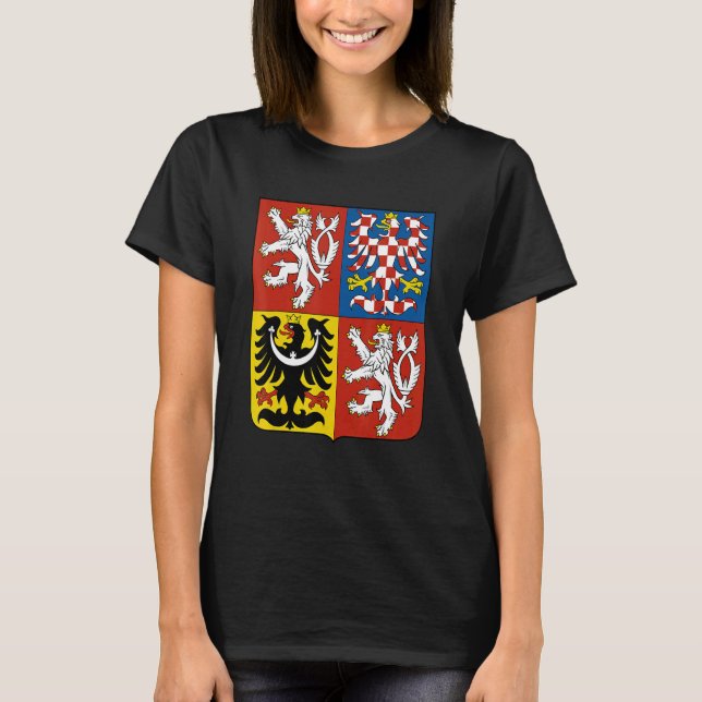 Czech Republic Symbol 2 T-Shirt (Front)