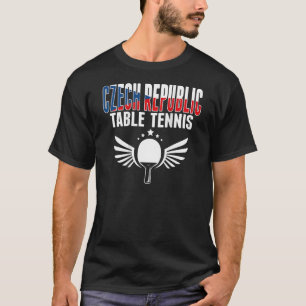 Czech Republic Table Tennis     Support Czech Ping T-Shirt