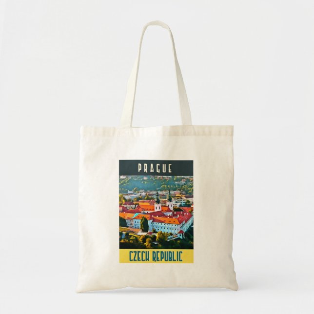 Czech Republic Tourism Poster Tote Bag (Front)