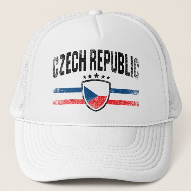 Czech Republic Trucker Hat (Front)