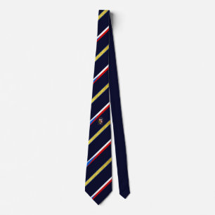 Czech stripes flag tie