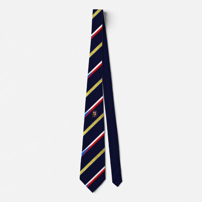 Czech stripes flag tie (Front)