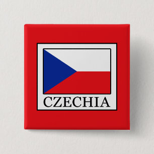 Czechia 2 Inch Square Button