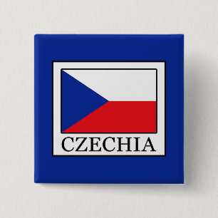 Czechia 2 Inch Square Button