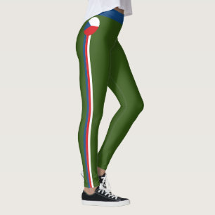 Czechia & Czech Flag fashion, Fitness, Sports Leggings