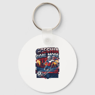 Czechia Goal Mode Skeleton Striker Nations Streetw Keychain