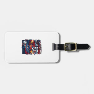 Czechia Goal Mode Skeleton Striker Nations Streetw Luggage Tag