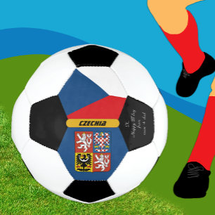 Czechia Personalized, Flag, Photo Soccer Ball