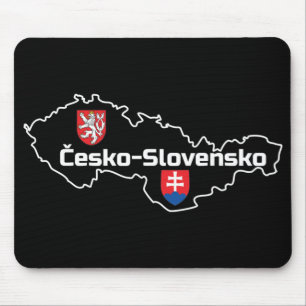 Czecho-Slovakia Republic Mouse Pad