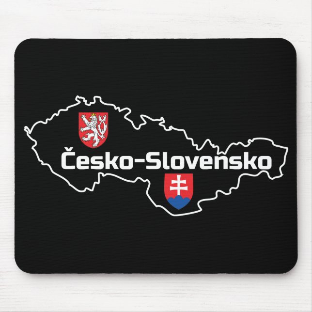 Czecho-Slovakia Republic Mouse Pad (Front)