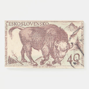 Czechoslovak postage stamp Tatra national park Post-it Notes