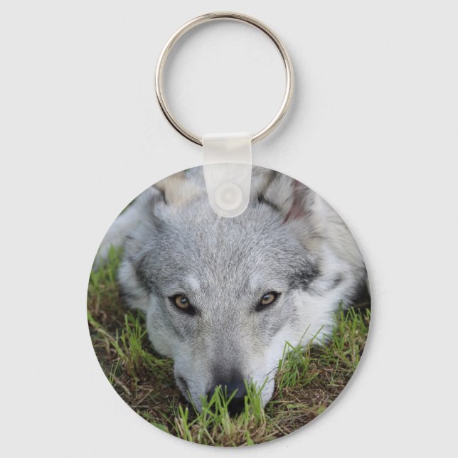 Czechoslovakian Wolfdog Keychain (Front)