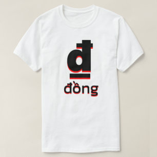 ₫ đồng white T-Shirt