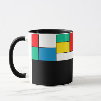 D03 - Tasse mit rechteckigen Farbfeldern Mug