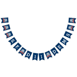 D11 Democratic Club Bunting Bunting Flags