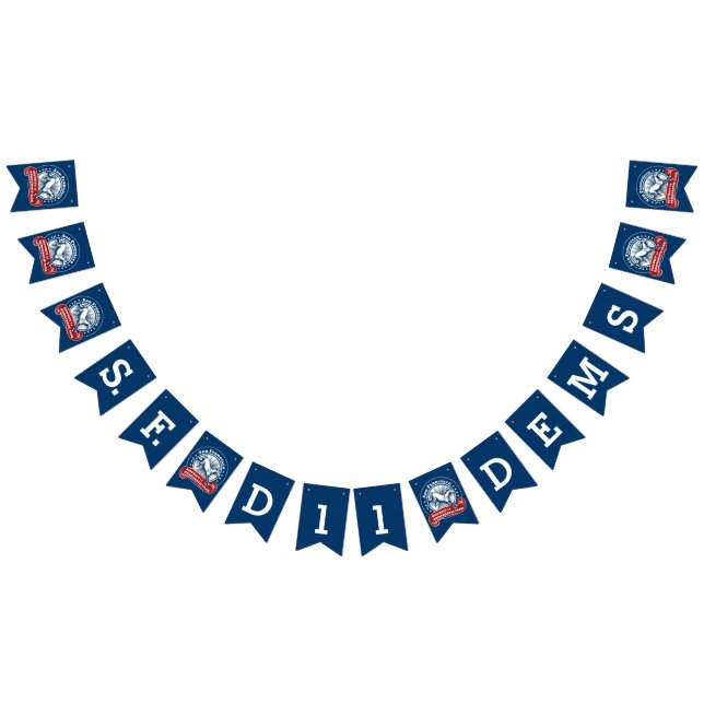 D11 Democratic Club Bunting Bunting Flags (All)