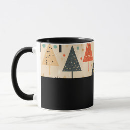 D11 - Tasse mit abstrakten Bäumen Mug