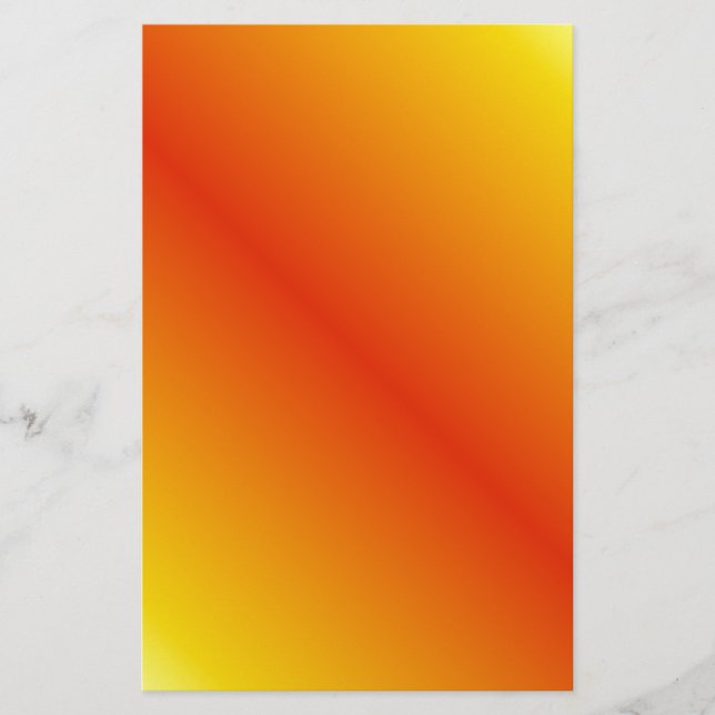 D1 Bi-Linear Gradient - Yellow to Red (Front)