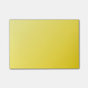 D1 Linear Gradient - Light Yellow to Dark Yellow Post-it Notes