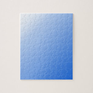 D1 Linear Gradient - White to Blue Jigsaw Puzzle