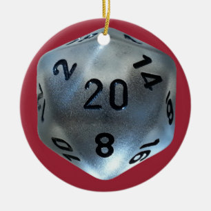 D20 CERAMIC ORNAMENT