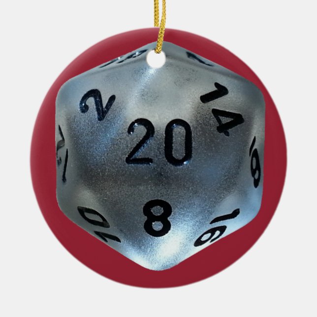 D20 CERAMIC ORNAMENT (Front)