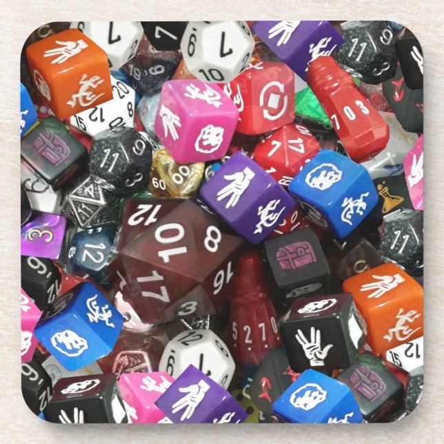d20 dice coaster (Front)