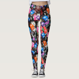 d20 dice leggings
