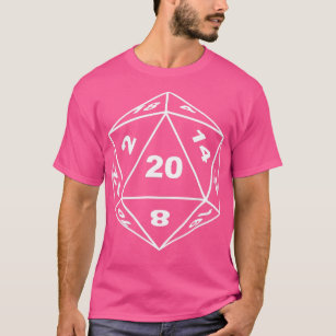 D20 Dice RPG Role Playing Board Game Gift  T-Shirt