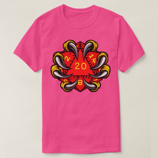 d20 dice T-Shirt (Design Front)