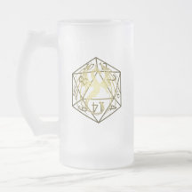 D20 Dragon celtique MDN Mug givré