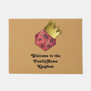 D20 Welcome to the Kingdom Doormat