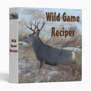 D28 Mule Deer Buck Running Binder