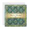 D2 Elegant Gold Teal Damask Card Template