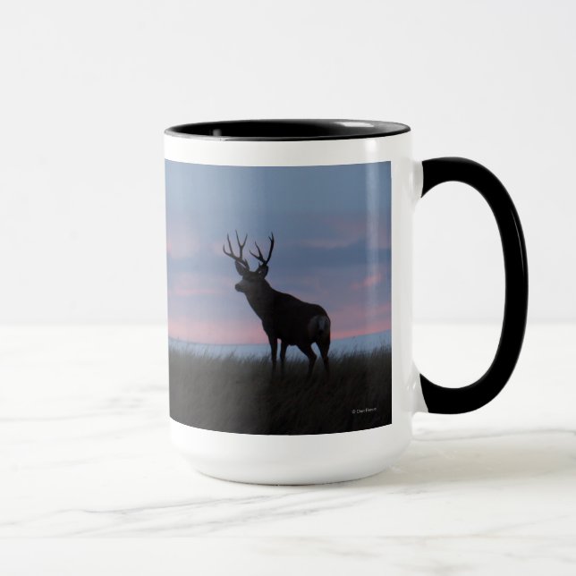 D3 Mule Deer Sunrise Buck Mug (Right)