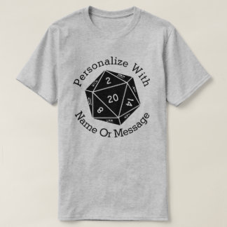 D 20 T-Shirt À Dés Côtés