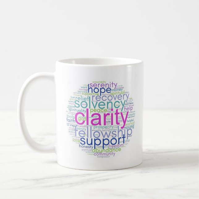 D.A. Word Cloud Mug (Left)