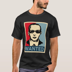 D. B. Coopers Wanted Skydiving Funny Hijack T-Shirt