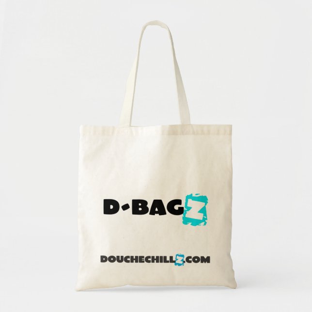 D-Bagz Douchechillz Canvas Tote - Blue (Front)