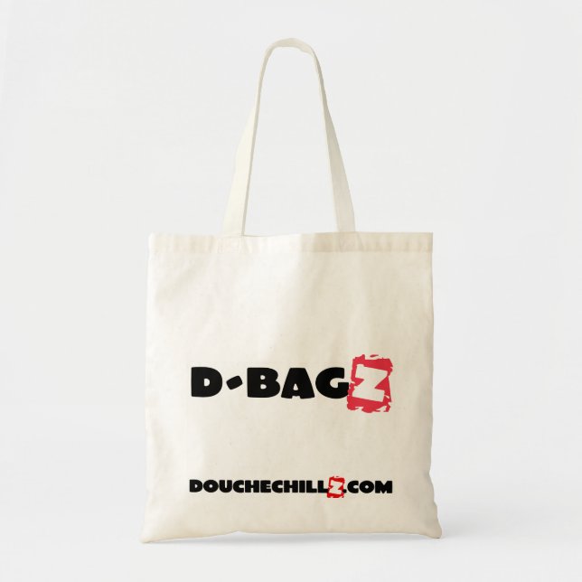 D-Bagz Douchechillz Canvas Tote - Red (Front)
