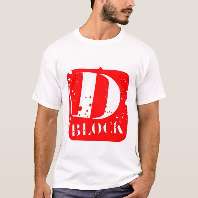 D-Block Red/White T-Shirt (Front)