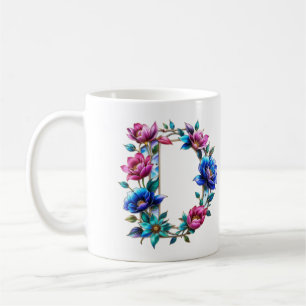 D Coffee Mug - Design floral pour le don