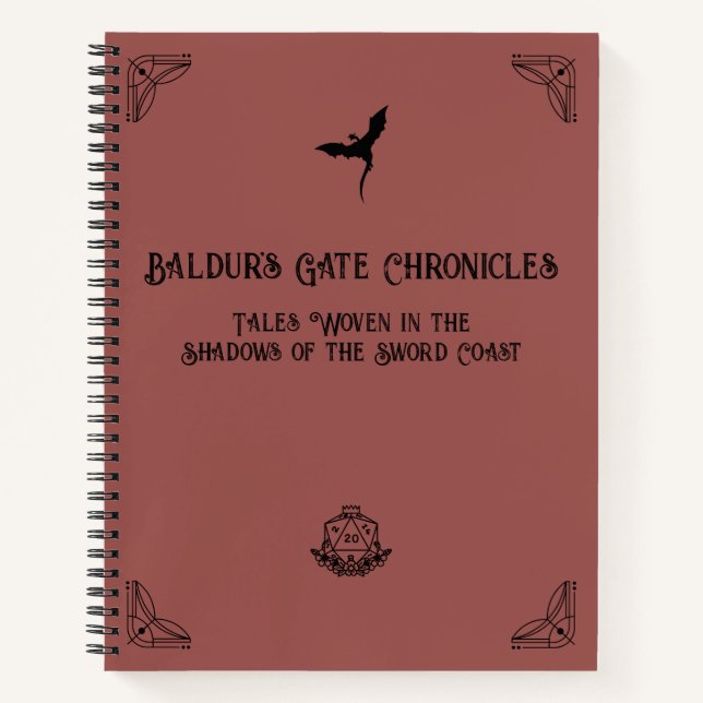 D&D Campaign Chronicle Notebook (Front)