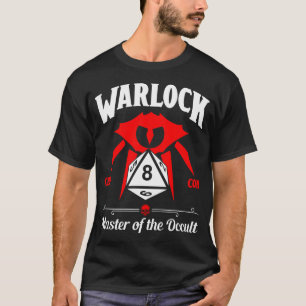 D&D Character Class Warlock T-Shirt