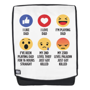 D&D Emojis Backpack