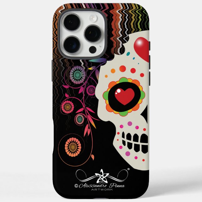 D.D.L.M. Calavera Case-Mate iPhone Case (Back)